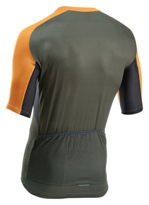 Northwave Force Evo Khaki/Orange Short Sleeve Jersey