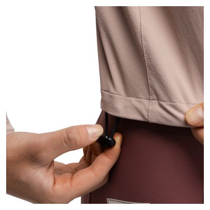 Surchemise été cyclisme gravel femme Emberly Brown Marron