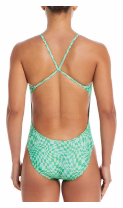 Nike Swim Hydrastrong Multi Print Green Women's 1-piece swimsuit