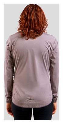 Odlo Zeroweight Performance Knit Women's Long Sleeve Jacket Grey