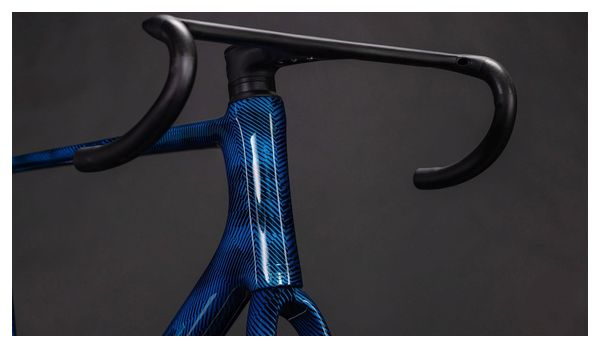 Kit Cadre Route Cube Litening AIR C:68X Bleu Grid 2026