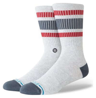 Calzini Stance Boyd Pop Stitch Crew Grigio/Rosso
