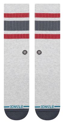Calzini Stance Boyd Pop Stitch Crew Grigio/Rosso