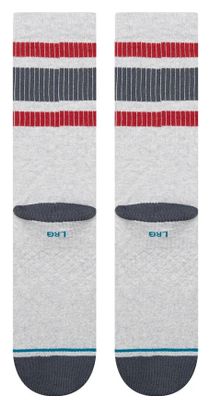 Calzini Stance Boyd Pop Stitch Crew Grigio/Rosso