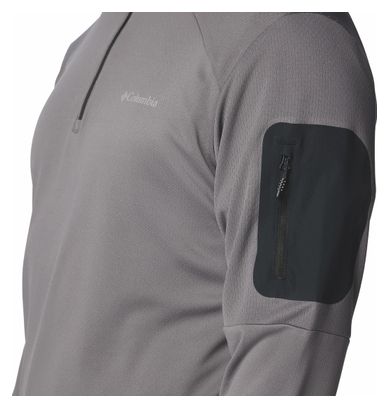 Camiseta Columbia Tech 1/4 Zip Gris