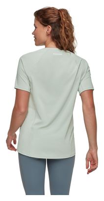 Maglietta tecnica Mammut Selun FL Logo Verde Donna