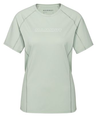 Maglietta tecnica Mammut Selun FL Logo Verde Donna