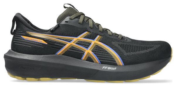 Asics GT-1000 14 GTX Running Shoes, Black/Khaki, Men's
