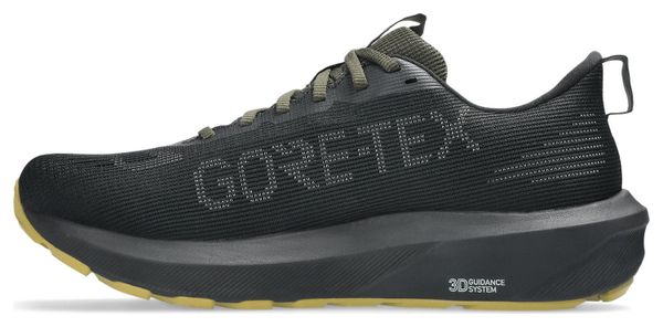 Asics GT-1000 14 GTX Running Shoes, Black/Khaki, Men's