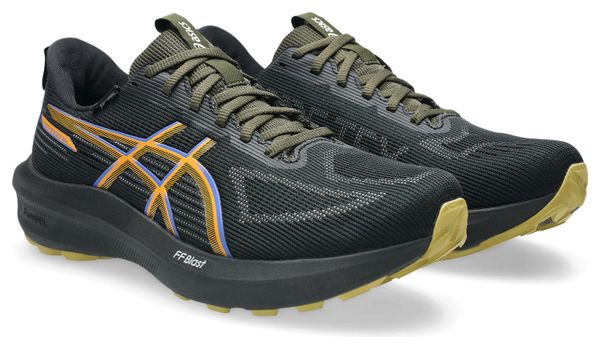 Asics GT-1000 14 GTX Running Shoes, Black/Khaki, Men's