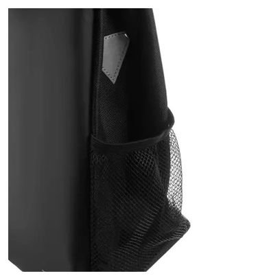 Sacoche de vélo simple 15 à 20 litres avec bandoulière noire réfléchissante imperméable