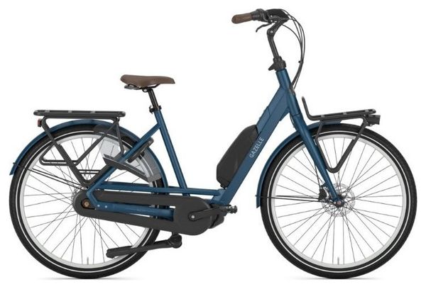 Gazelle Bloom C7 HMS Single Speed Electric City Bike 630 Wh Mallard Blue 2022