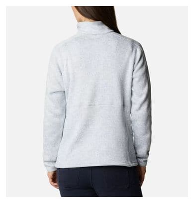 Columbia Fleece Sweater Weather Full Zip Gray Woman