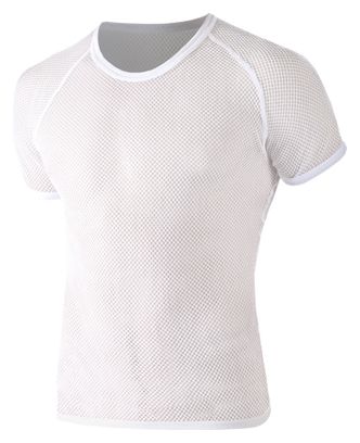  Sottomaglia Maniche Corte BIOTEX RAGLAN Rete Classica Bianca
