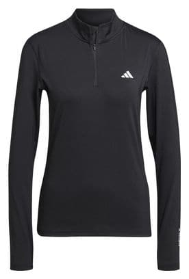 Maillot d'entraînement à manches longues quarter-zip femme adidasTechfit