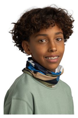 Buff Coolnet Kinder UV-Halsband Blau/Khaki