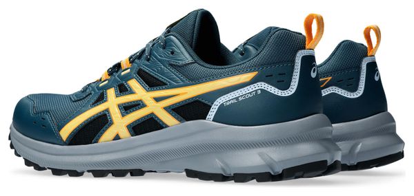 Asics Trail Running Shoes Trail Scout 3 Blue Yellow