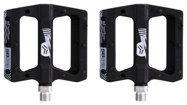 Pair of Flat Pedals SB3 Shelter Black