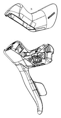 Coppia di cilindri idraulici Sram Red / Force E-Tap AX