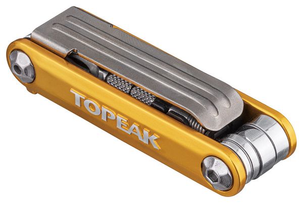 Multi-Outil Topeak Tubi 11 Or (11 Fonctions)