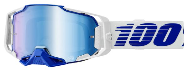 Maschera 100% Armega Blue/Lenti Mirror Blue