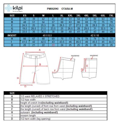 Pantacourt randonnée homme Kilpi OTARA-M