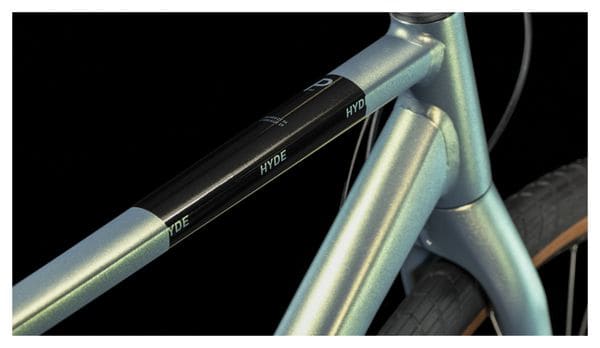 Vélo Fitness Cube Hyde Pro Shimano Nexus 8V Courroie 700 mm Vert Metal 2023