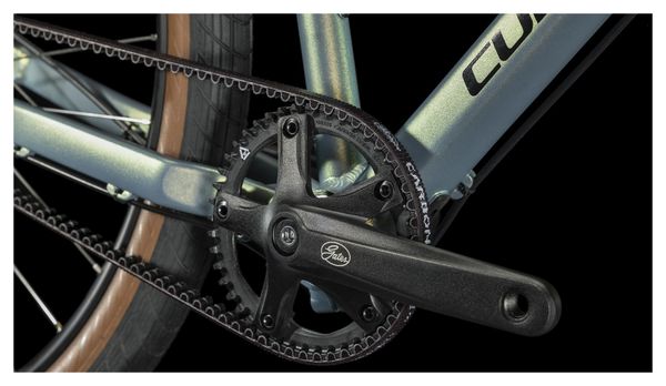 Cube Hyde Pro Fitness Bike Shimano Nexus 8S Belt 700 mm Metal Green