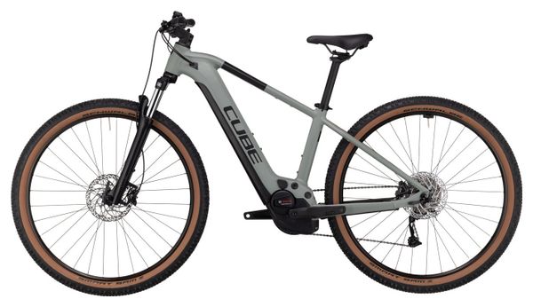 Cube Reaction Hybrid Performance 500 Electric Hardtail MTB Shimano Alivio 9S 500 Wh 27.5'' Swamp Grey Green 2023