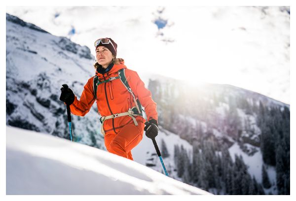 Veste Hardshell Femme AYAQ Lonak Orange