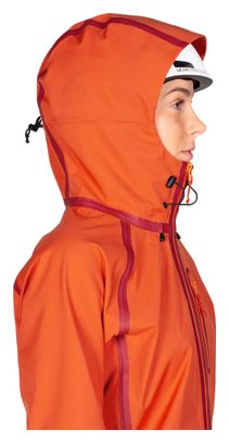 Veste Hardshell Femme AYAQ Lonak Orange