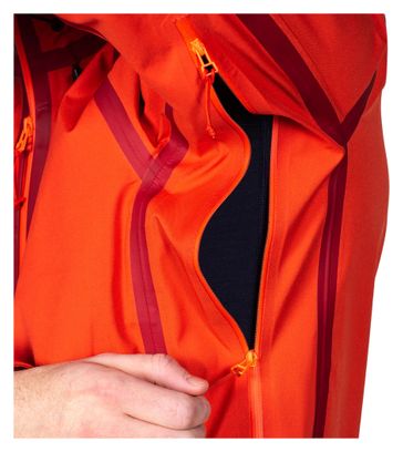 Veste Hardshell Femme AYAQ Lonak Orange
