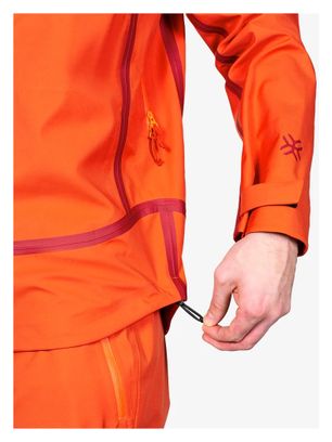 Veste Hardshell Femme AYAQ Lonak Orange