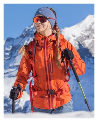 Veste Hardshell Femme AYAQ Lonak Orange