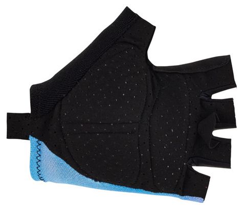Santini Ombra Turquoise Unisex Short Gloves