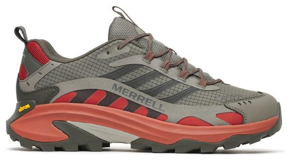 Merrell Moab Speed 2 Gore-Tex Wanderschuhe, grau/rot, für Herren