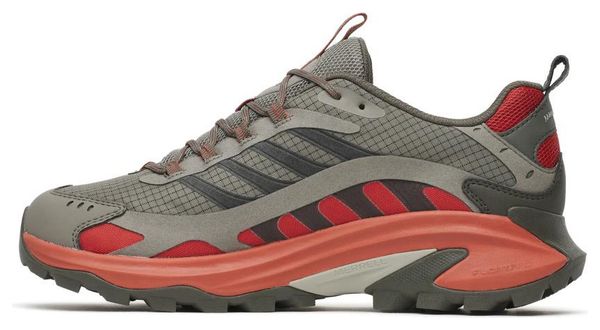 Merrell Moab Speed 2 Gore-Tex Wanderschuhe, grau/rot, für Herren