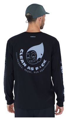 T-Shirt Running Circle Feel Good CAF 2.0 Noir/Bleu Unisexe