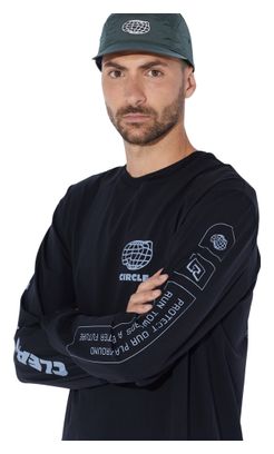T-Shirt Running Circle Feel Good CAF 2.0 Noir/Bleu Unisexe