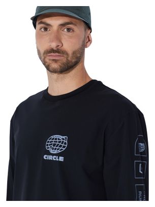 T-Shirt Running Circle Feel Good CAF 2.0 Noir/Bleu Unisexe