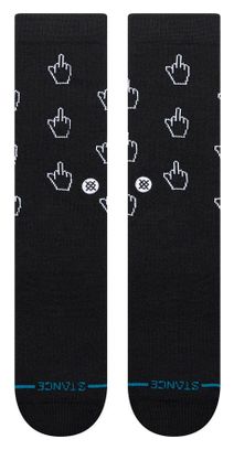 Stance Cursor Crew Socks - Black