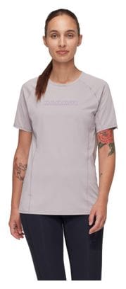 Camiseta técnica para mujer Mammut Selun FL Logo Morado