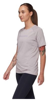 T-Shirt Technique Mammut Selun FL Logo Violet Femme