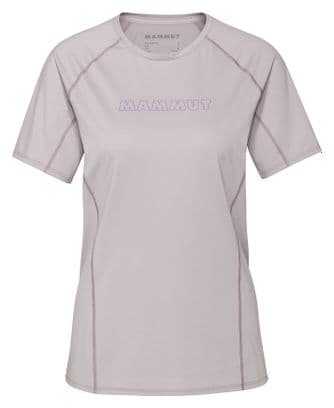 T-Shirt Technique Mammut Selun FL Logo Violet Femme