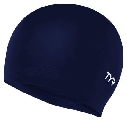 TYR Latex Swim Cap NAVY ALL