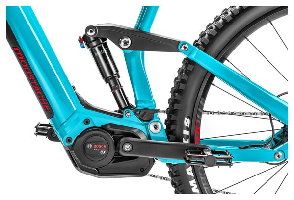 VTT Électrique Tout-Suspendu Moustache Samedi 29 Game 4 Sram SX Eagle 12V 625 Wh 29'' Bleu 2020