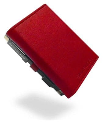 PHOTON R Panneau solaire pliable avec batterie intégrée 4000 mAh - Rouge - Sunslice