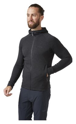 Rab Nexus Hooded Fleece Zwart S