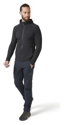Rab Nexus Hooded Fleece Zwart S
