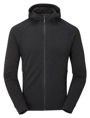 Rab Nexus Hooded Fleece Zwart S